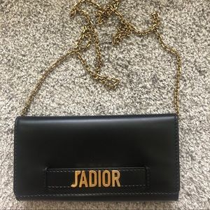 Christian Dior Calfskin J’Adior Wallet on Chain